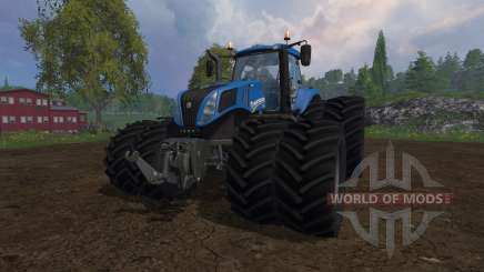 New Holland T8.320 dual wheels pour Farming Simulator 2015