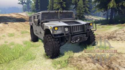 Hummer H1 gray pour Spin Tires