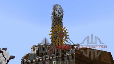 Steam Punk Sky Build [1.8][1.8.8] pour Minecraft