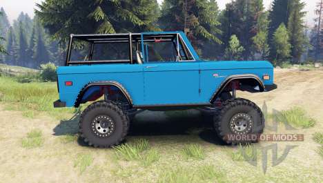 Ford Bronco 1966 [blue] pour Spin Tires