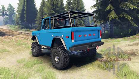 Ford Bronco 1966 [blue] pour Spin Tires