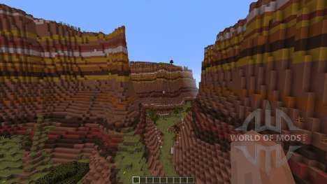 Mesa Savannah Canyons für Minecraft