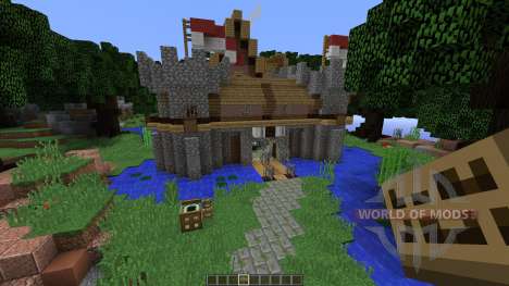 Medieval town für Minecraft