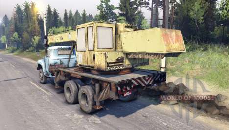 ZIL-133 camion-grue GA pour Spin Tires