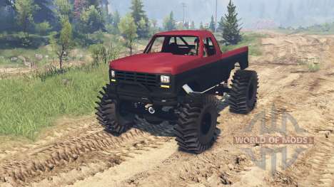 Ford F-350 1984 v1.1 pour Spin Tires