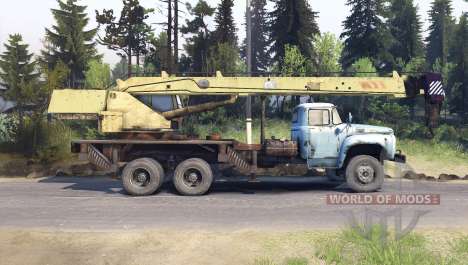 ZIL-133 camion-grue GA pour Spin Tires
