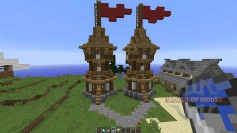 Medieval Village Concept pour Minecraft