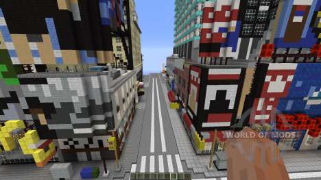 Times Square Manhattan Replica pour Minecraft