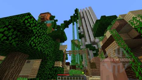 Dead town with parkour zones pour Minecraft