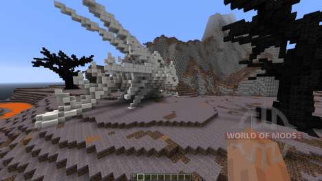 Wasteland of the dragons für Minecraft