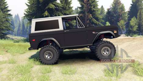 Ford Bronco 1966 [black] pour Spin Tires