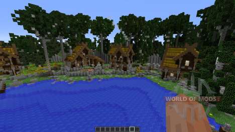 Viking Lake Town für Minecraft