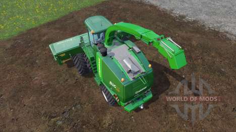 Krone Big X 1100 [twin fronts wheels] pour Farming Simulator 2015