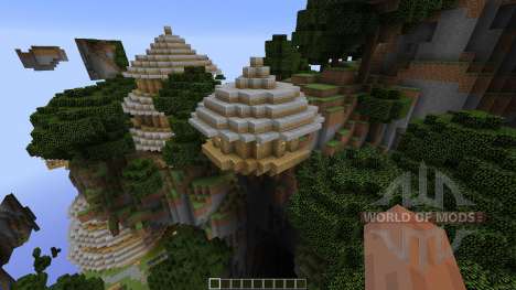 Mountain Sky Village Map für Minecraft