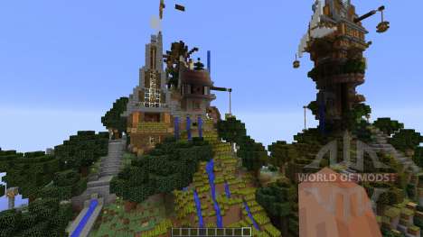 Steampunk ISland für Minecraft
