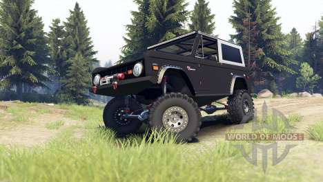 Ford Bronco 1966 [black] pour Spin Tires