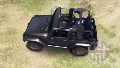 Jeep Wrangler black für Spin Tires