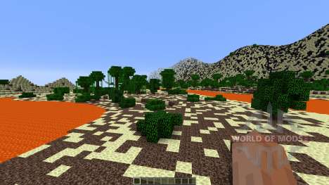 Fire Desert - Custom Terrain für Minecraft