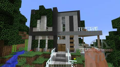 Modern Cliffside House für Minecraft