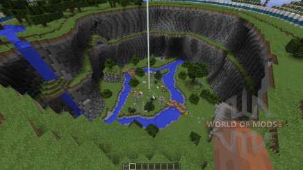 Big Closed Arena in a Dome with souterrains pour Minecraft