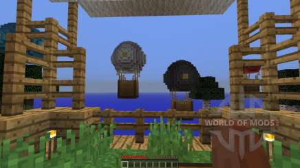 Hot Air Balloon Survival Survival Map pour Minecraft