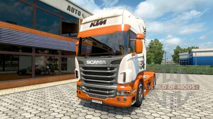 KTM-skin für den Scania truck für Euro Truck Simulator 2