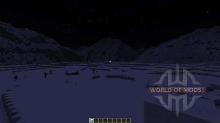 Realistic Snowy Mountains Costum Terrain pour Minecraft