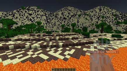 Fire Desert - Custom Terrain pour Minecraft