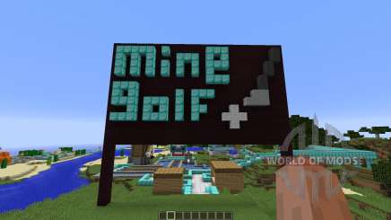 MINEGOLF Crazy Golf Putting Challenge pour Minecraft