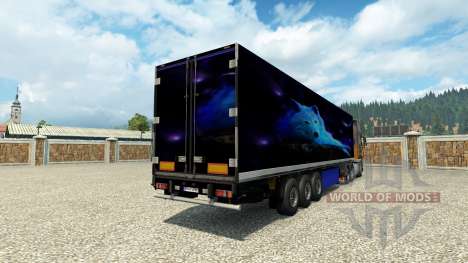 La peau du Loup remorque pour Euro Truck Simulator 2