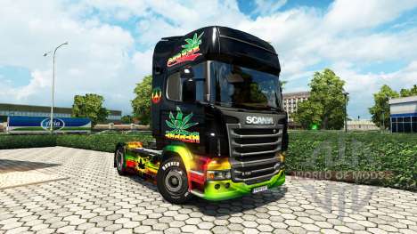 Reggae de la peau pour Scania camion pour Euro Truck Simulator 2