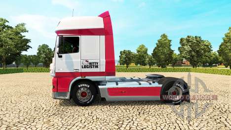 Kitty Logistique skin for DAF truck pour Euro Truck Simulator 2