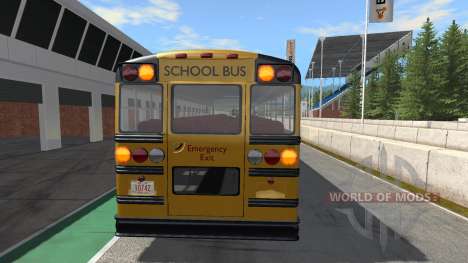 Blue Bird American School Bus v2.1 für BeamNG Drive