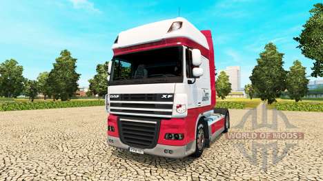 Kitty Logistik skin for DAF truck für Euro Truck Simulator 2