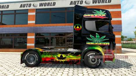 Reggae-skin für den Scania truck für Euro Truck Simulator 2