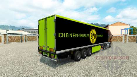 BVB skin für den trailer für Euro Truck Simulator 2