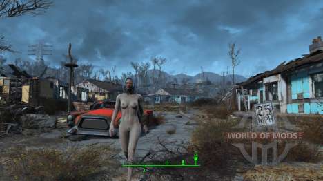 Femme nue caractères pour Fallout 4