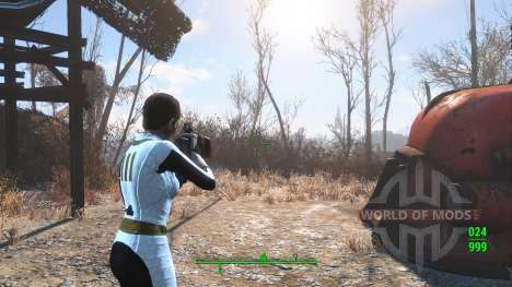 Weiße jumpsuit Vault 111 für Fallout 4