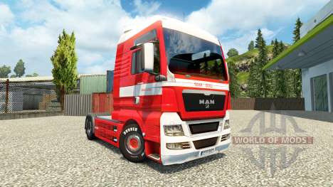 La peau de Max Goll sur le camion de l'HOMME pour Euro Truck Simulator 2