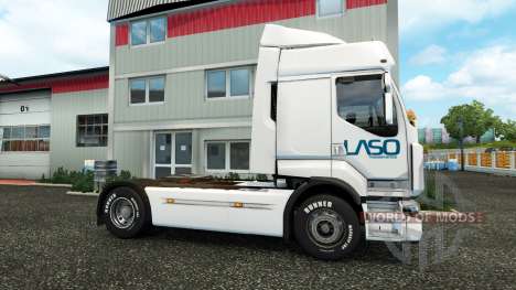 La peau LASO pour Renault tracteur pour Euro Truck Simulator 2