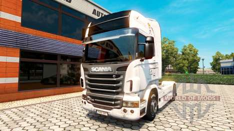 Haut Vabis-Gruppe Trans am Zugfahrzeug Scania für Euro Truck Simulator 2