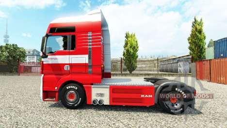 La peau de Max Goll sur le camion de l'HOMME pour Euro Truck Simulator 2