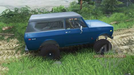 International Scout II 1977 [bimini blue poly] pour Spin Tires