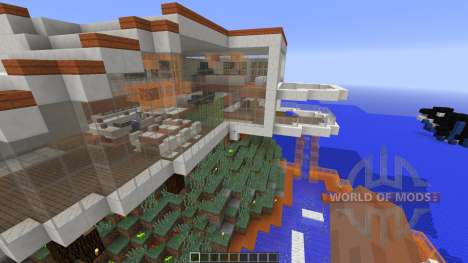 Modern Tony Stark Based Cliff-side Mansion pour Minecraft