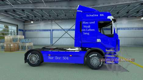 Schalke 04 peau pour Renault camion pour Euro Truck Simulator 2
