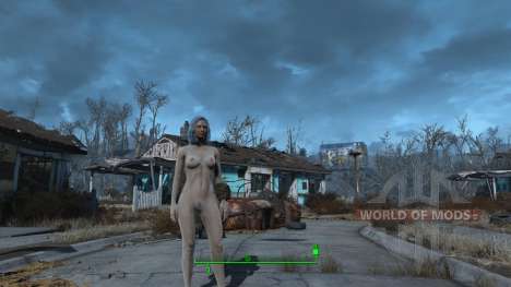 Femme nue caractères pour Fallout 4