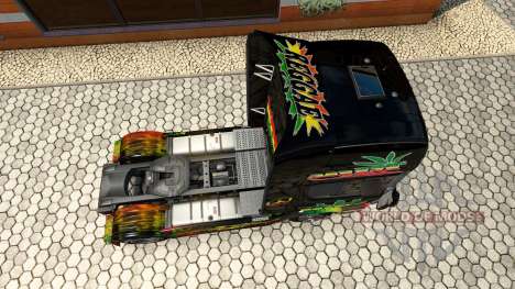 Reggae-skin für den Scania truck für Euro Truck Simulator 2