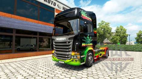 Reggae de la peau pour Scania camion pour Euro Truck Simulator 2