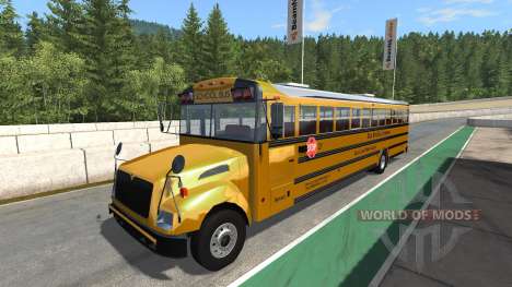 Blue Bird American School Bus v2.1 für BeamNG Drive