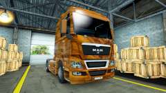 De la peau d'Olive en Bois sur le camion de l'HOMME pour Euro Truck Simulator 2